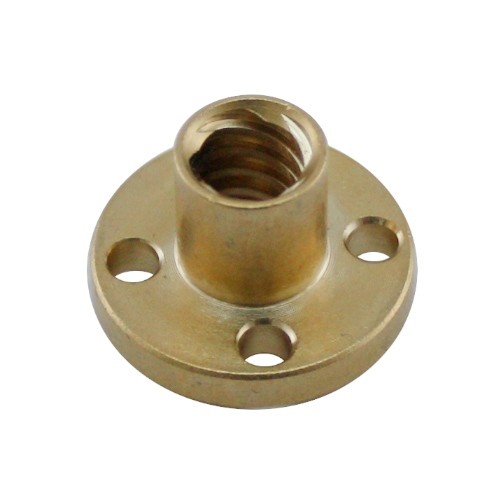 Гайка латунна для трапецеидального гвинта М8 3D-принтера, 104660