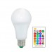 Світлодіодна E27 LED RGB 5Вт лампа, 16 кольорів з пультом ДУ, 104945