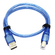 Кабель USB 2.0 AM-BM, 0.5м для принтера сканера МФУ Arduino, екранований