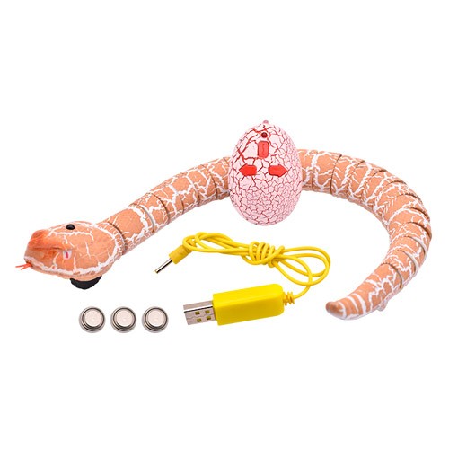 Змія радіокерована реалістична 38см акумуляторна Rattle Snake, 100594