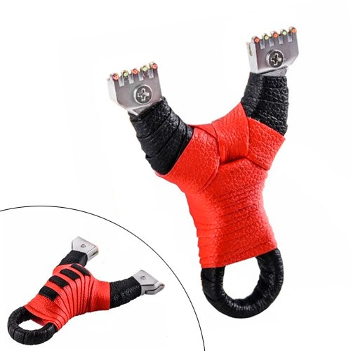 Рогатка з рідинним рівнем для риболовлі, червона оплетка, 105892