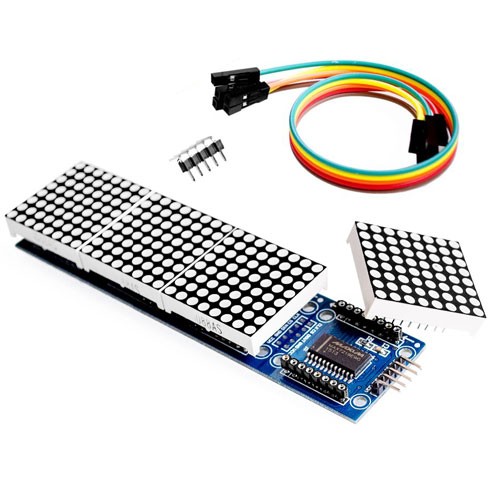 Світлодіодна матриця з 4 матричних дисплеїв на MAX7219 MAX7221 Arduino, 102943