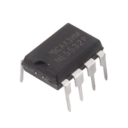 Чіп NE5532P 10ШТ NE5532 DIP-8 Операційний підсилювач 2-канальний, 102618
