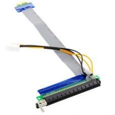 PCI-Express PCI-E 1X на 16X райзер, харчування, molex