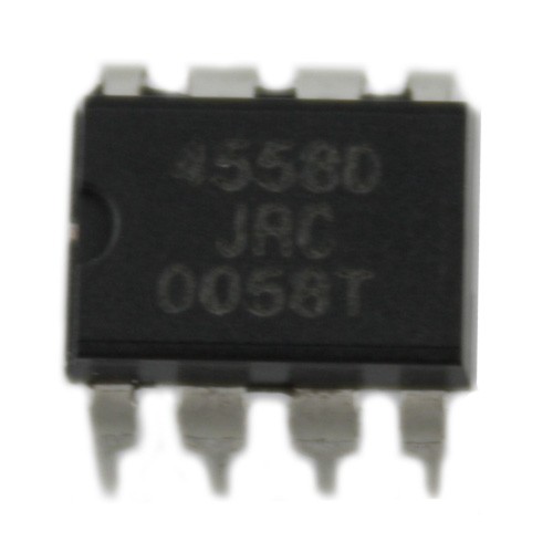 Чіп JRC4558D JRC4558 DIP8, Операційний підсилювач 2-канальний, 10шт, 102323