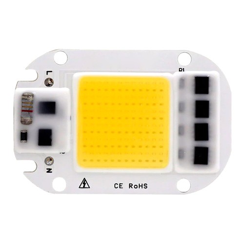 Світлодіодна матриця з драйвером COB LED 50Вт 4500лм 220В, теплий. біла, 104810