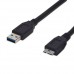 USB 3.0 Micro-B дата кабель 1м, Samsung Note 3 S5, 103350