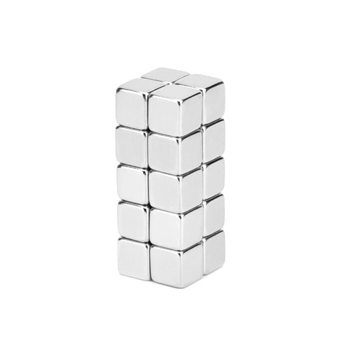 Магніти неодимові сильні 5x5x5мм N35 10шт, 100604