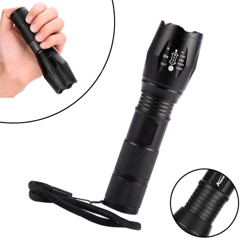 Ліхтар світлодіодний для полювання риболовлі Alonefire XP-L-V6, 1000лм, алюмінієвий, 103551