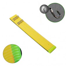 10х Повідець подвійний з волосіні з гачками №6, 0.15мм