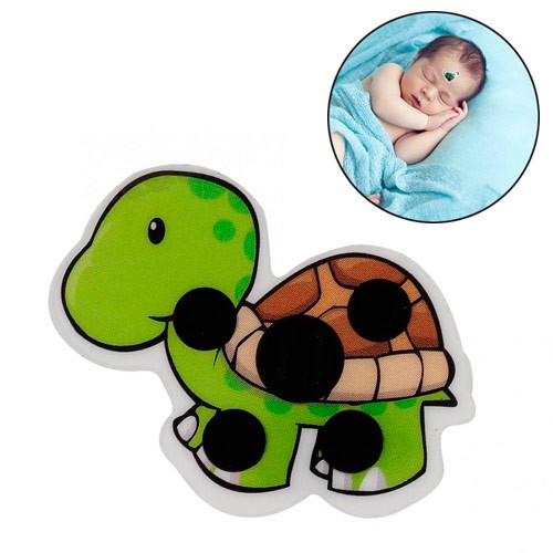 10х Термометр-наклейка на лоб, градусник стікер дитячий, звірятка, 102083