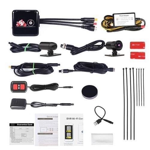 Відеореєстратор для мотоцикла 1080p Wi-Fi VSYS P6L, GPS, ДК, IP68, 100005