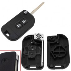 Викидний ключ запалювання, заготівля корпус під чіп, 2 кнопки, Nissan
