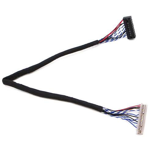 Кабель шлейф LVDS DF-14 20pin 1канал 8біт для ЖК матриць, 101766